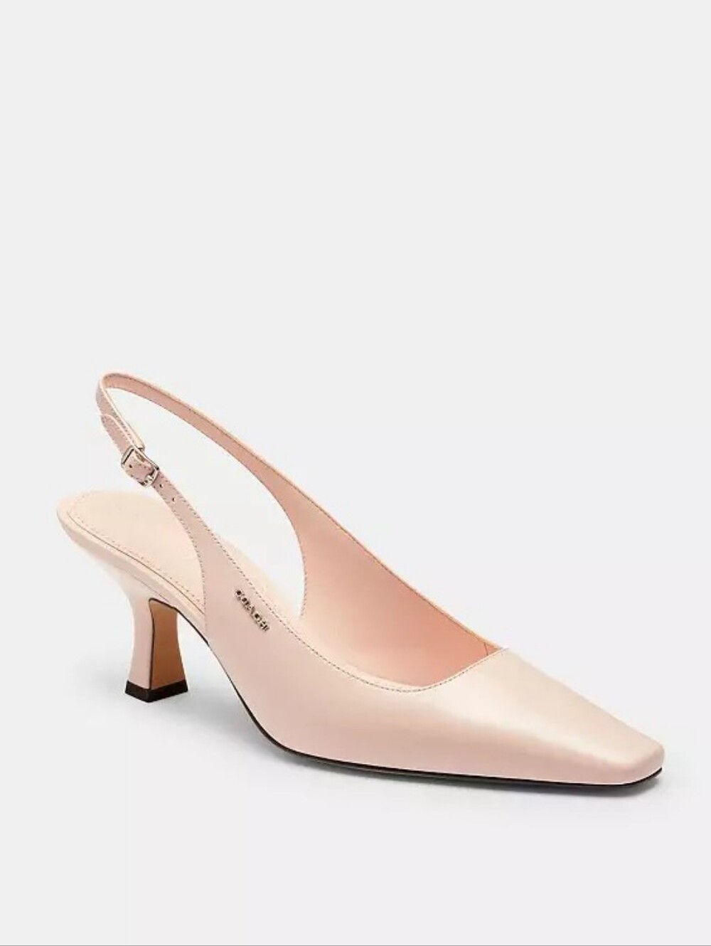 NEW!!! Coach Slingback Heels In Candy Pink, Size 7.5 - Picture 2 of 7